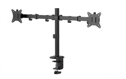 POWER TECH MA024 Dual Monitor Arm ជើងម៉ូនីទ័រ ចាប់ជាប់តុ