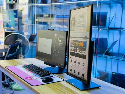 Lenovo All in One 24 កាំមេរ៉ា Speaker WiFI / Core I3-8th / 8GB /256GB
