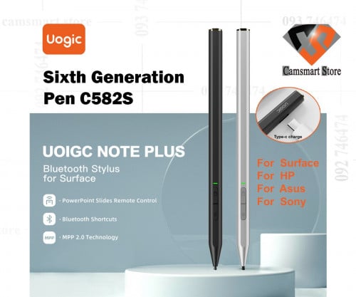 Uogic Surface stylus pen prevents accidental touch 4096 pressure-sensitive capacitive pen Bluetooth