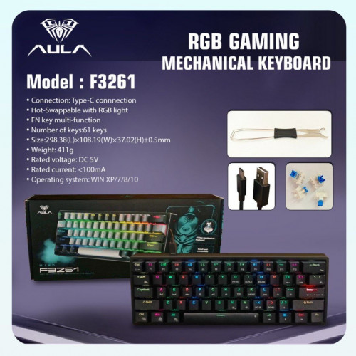 Wireless  RGB Keyboard F3261មានស្ដុកបងៗ\ud83d\udc81\ud83c\udffb‍\u2640\ufe0f\u2705