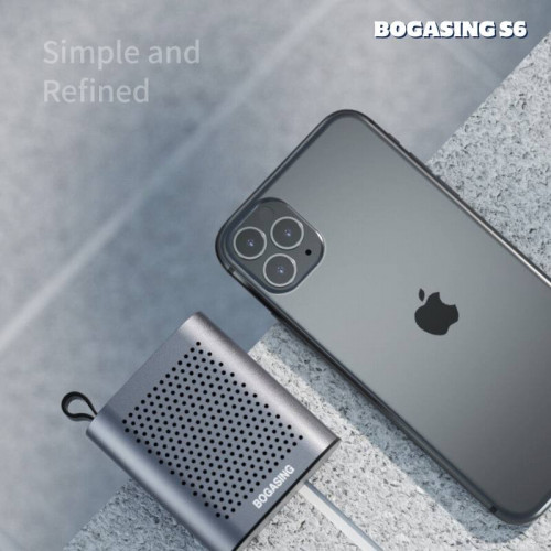 BOGASING S6 Wireless Bluetooth Speaker Mini Portable HIFI Subwoofer Speaker 5W IPX7 Waterproof 