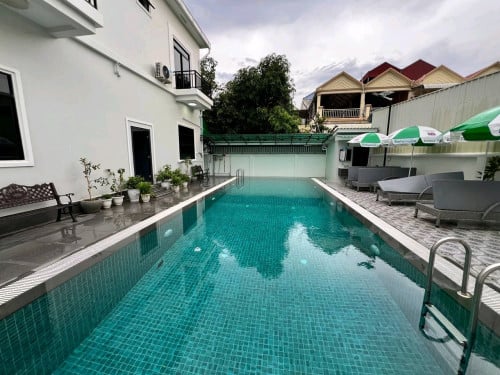 Swimming pool Villa for rent in Phmon Penh Thmei