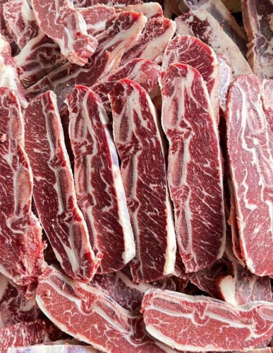 Short rib bone in 3rids