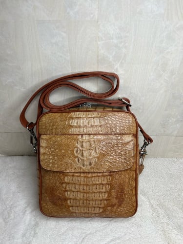 កាបូបស្ពាយស្បែកក្រពើសុទ្ធ មួយទឹកមកពីជប៉ុនហ្សុន100%