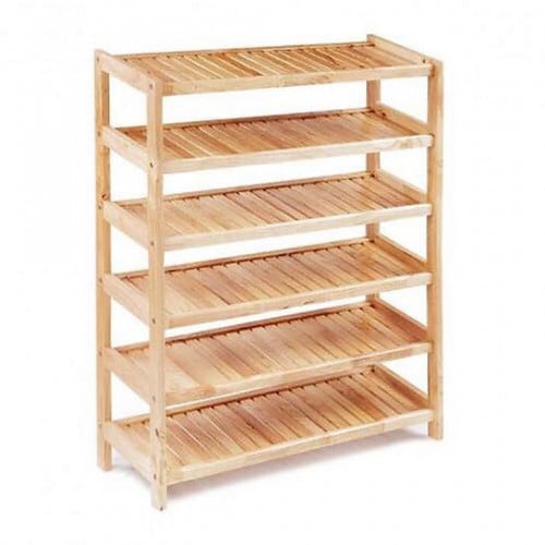 wooden multi Shoes Rack 6layers 63x28x120cm