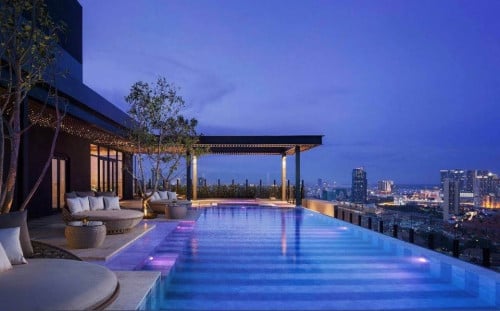 Premium 1BR | Apartment for Rent at Tonle Bassac | $600/month💚