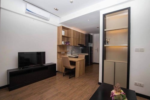Premium 1BR | Apartment for Rent at Tonle Bassac | $600/month๐