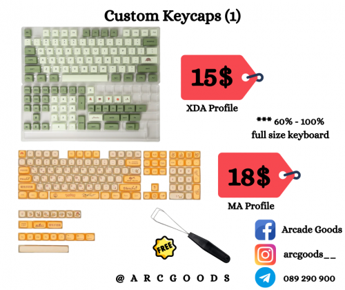 Keycap, Cable, Mousepad & Switches