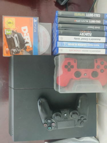 PS4 (500GB) 2 remotes, and 11 games