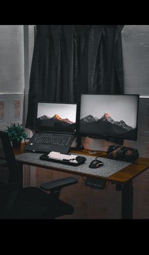 Electronic standing desk