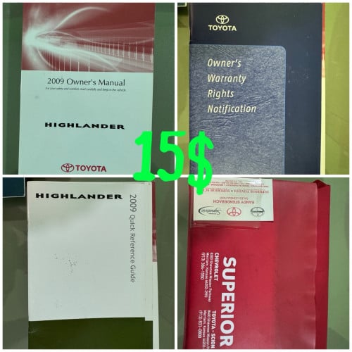 សៀវភៅ manual Highlander 09