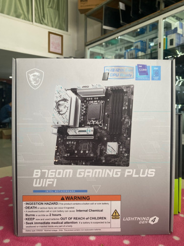 B760M Gaming Plus WIFI New 100% Warranty 2year