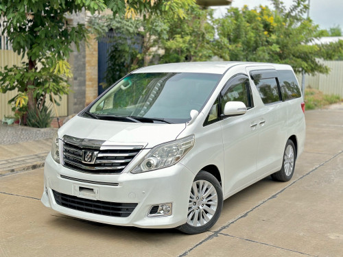 TOYOTA ALPHARD 2013 HF ពណ៌ស ក្នុងលឿង