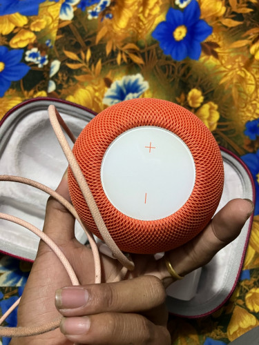 HomePod mini មួយនៅស្អាតថែមកាបូប