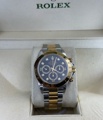 (Original) Rolex Daytona Black Diamonds Dial