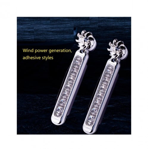 Car decorative lights, wind powered lights, car and motorcycle
