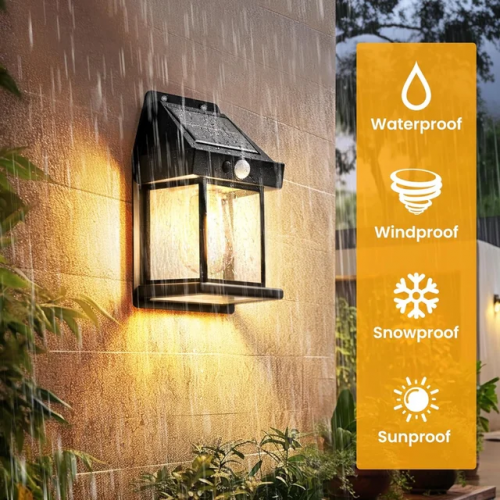 Light Garden Decoration Solar Lights Outdoor Wall Lights  > តំលៃ: 5$