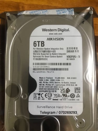 Hard Disk WD Original 10TB HDD/24hrs