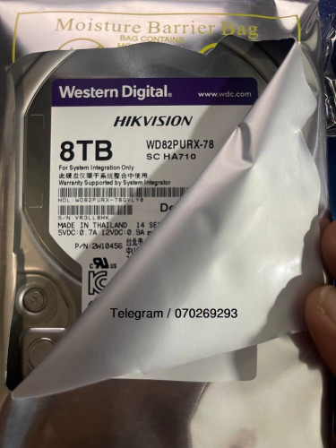 Hard Disk WD Original 8TB HDD/24hrs