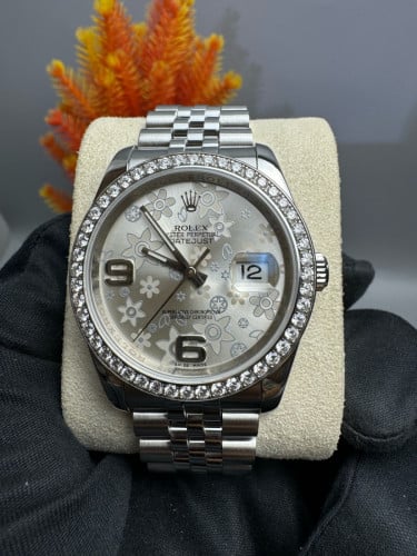(Original) Rolex Datejust Sliver Floral 36mm 🔯