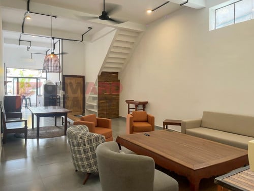 Ground floor 2 Bedrooms renovated Apartment rent in Doun Penh Area (Riverside)