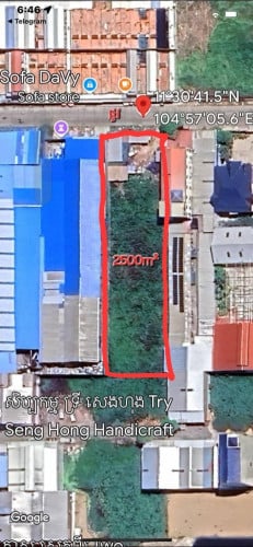 ដីសម្រាប់លក់នៅក្រោយបុរីប៉េង ហ៊ួតបឹងស្នោរ