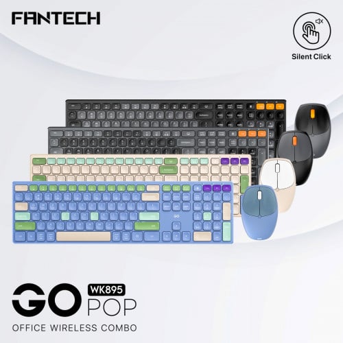 FANTECH WK895 MOUSE KEY COMBO GO POP Wireless Bluetooth
