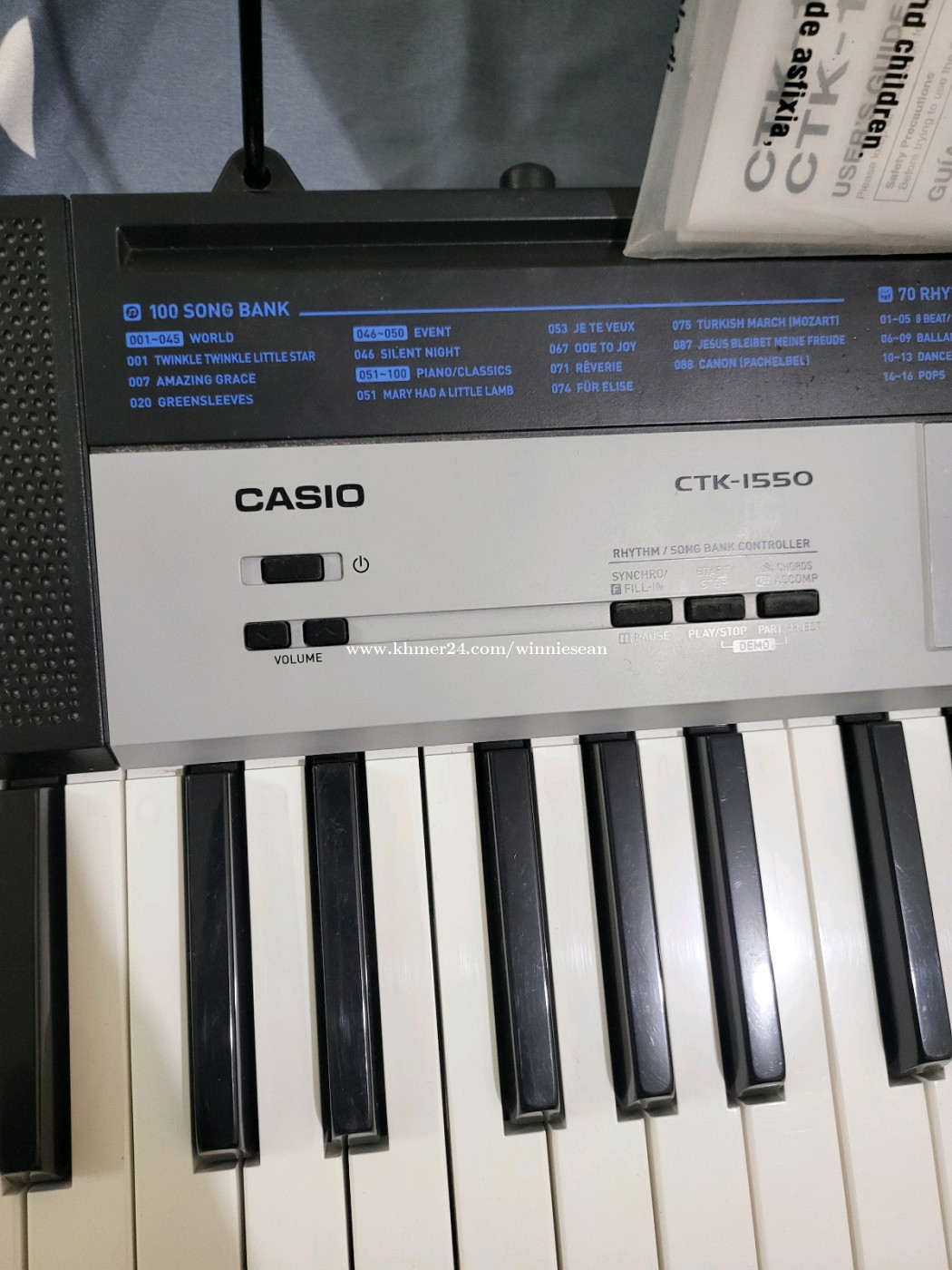 Keyboard Casio CTK 1550 price 90.00 in Chrouy Changva Chrouy Changva Phnom Penh Cambodia winnie sean Khmer24