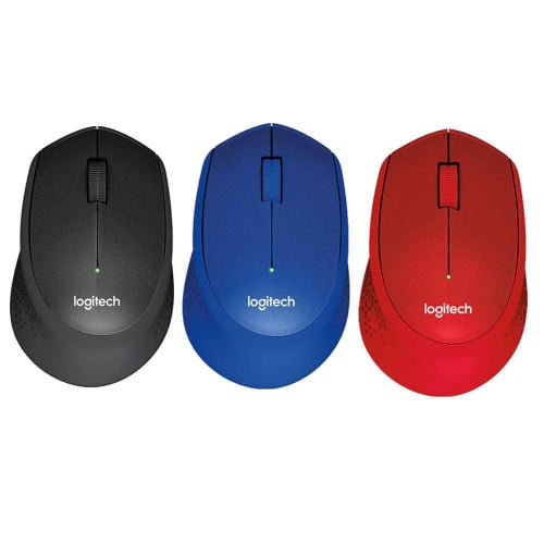 Logitech M331 Silent Plus Wireless Mouse Red (910-004916)