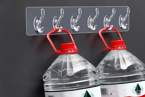 ទំពក់ស្អិតមុខ 5 Adhesive Wall Hooks