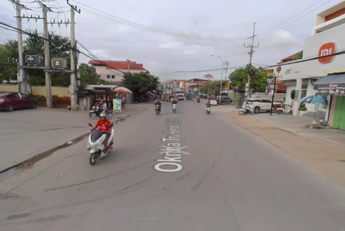 ដីលក់លើផ្លូវទ្រីហេងក្បែរផ្សារឈូកមាស​ 1200 ម៉ែត្រការេ - Land For Sale On Street Try Heng