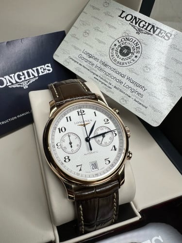 Longines master collection 18k Rose gold