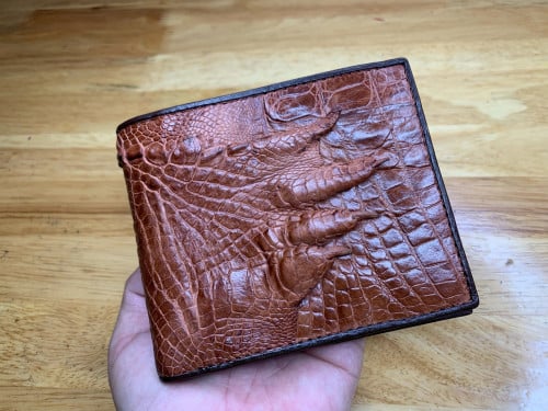 កាបូបលុយស្បែកក្រពើសុទ្ធ