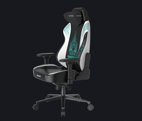 Gaming Chair DXRacer PC Gaming Craft L Immortals Black White