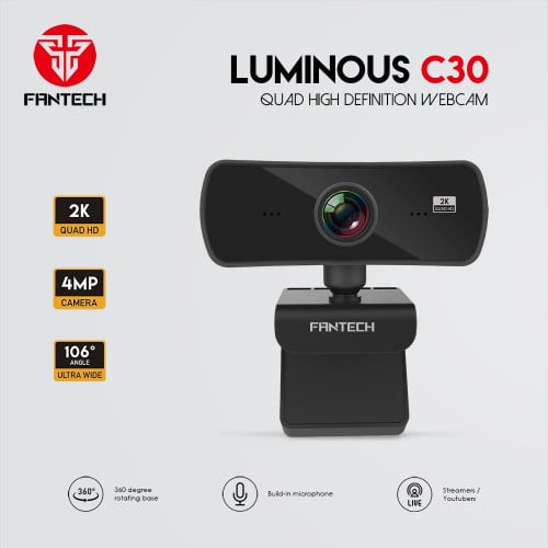 Fantech WEBCAM C30 LUMINOUSE