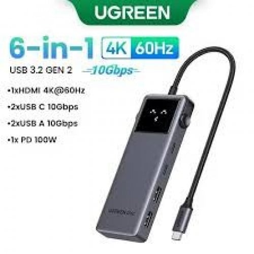 UGREEN Uno 6 in 1 USB-C Docking Station 35998