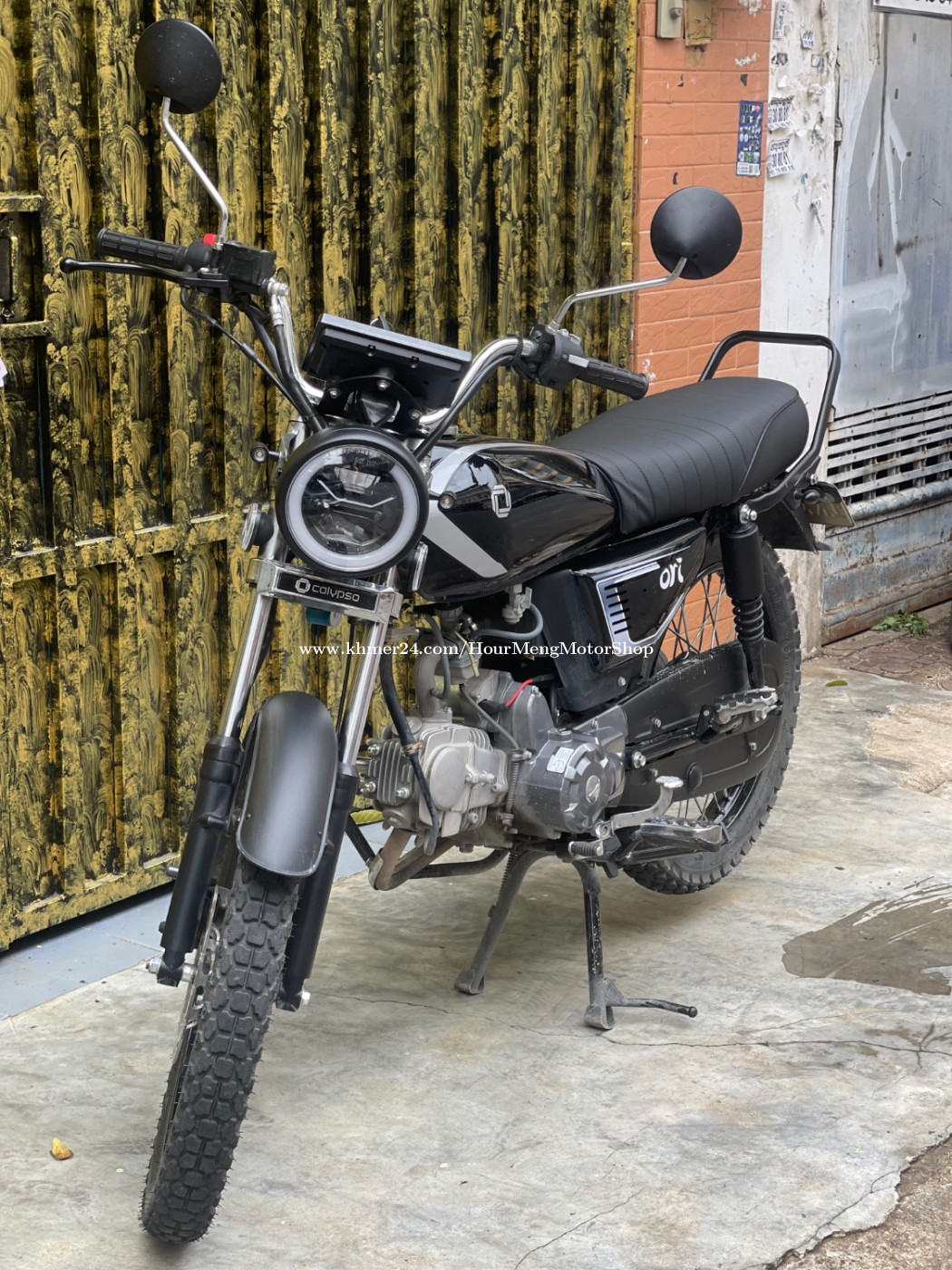 Calypso ori ឆ្នាំ2024 ម៉ូតូដូចថ្មីកេះ ជិះ9រយគីឡូ Price 980.00 in Veal