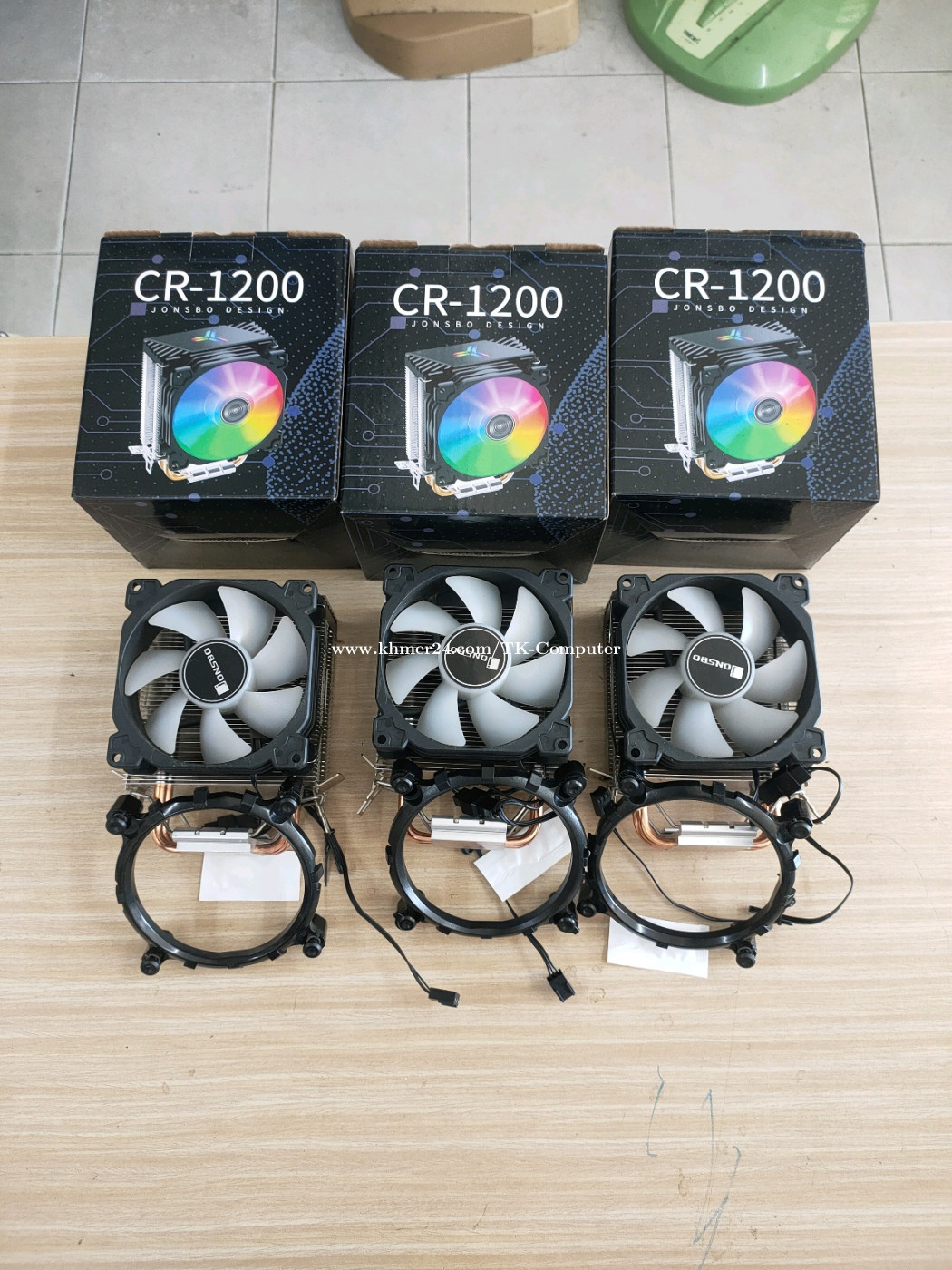 Fan CPU Jonsbo CR1200 Price 6.00 in Tuek L'ak Bei, Cambodia TK