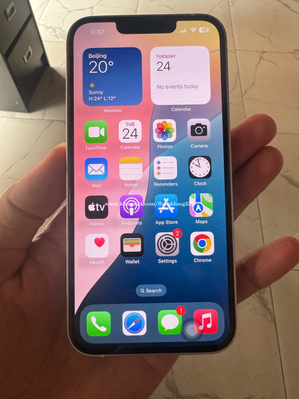 IPhone 13 128g no scan lcd zin Price 28.00 in Samraong Kraom, Cambodia Sok Long Bio