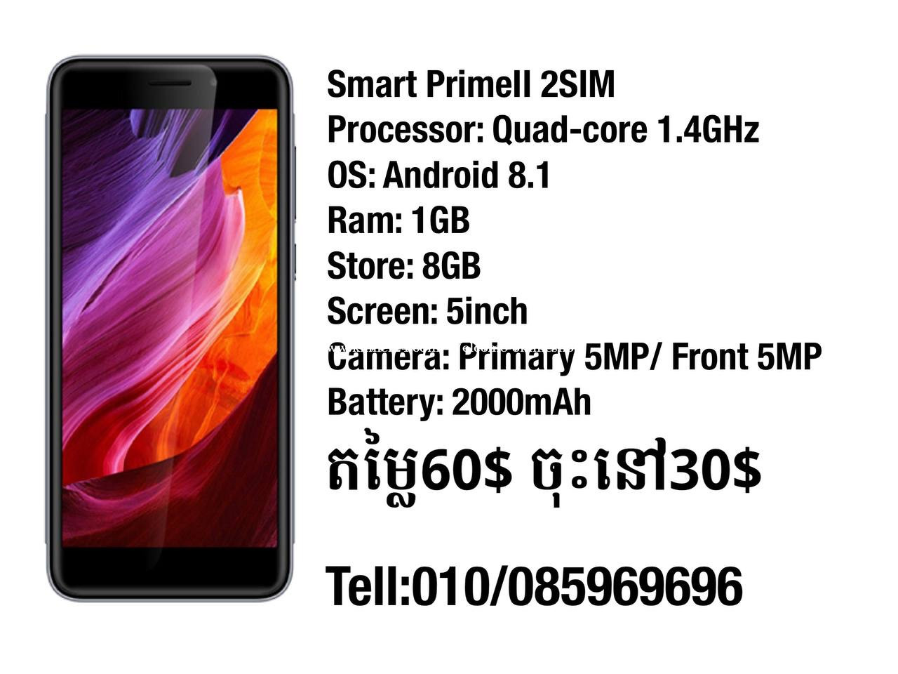 Smart Prime II & Smart Hero ទូរសព្ទបញ្ចុះតម្លៃពិសេស Price 40.00 in