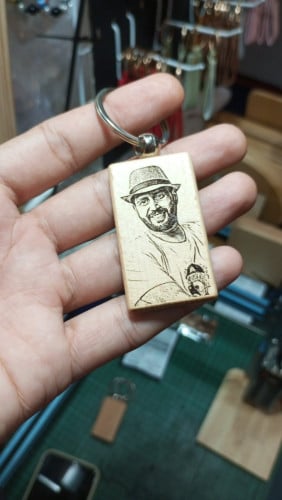 Photo Keychain / Custom Laser Engraved Photo keychain / Laser Keychain / Custom Keyrings
