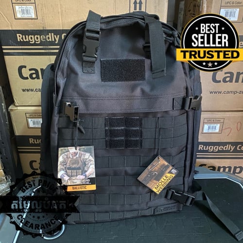 Highland Tactical Rumble Backpack, Black, New With Tags