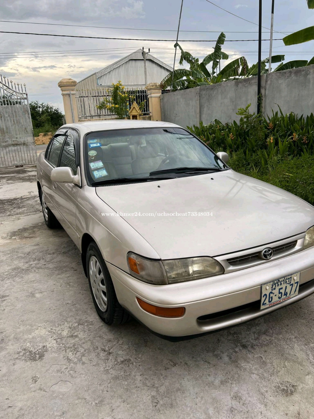 ឡានលក់ចង់ដូរសេរីCorolla 94 Price 2600.00 in Cheung Tuek, Cambodia