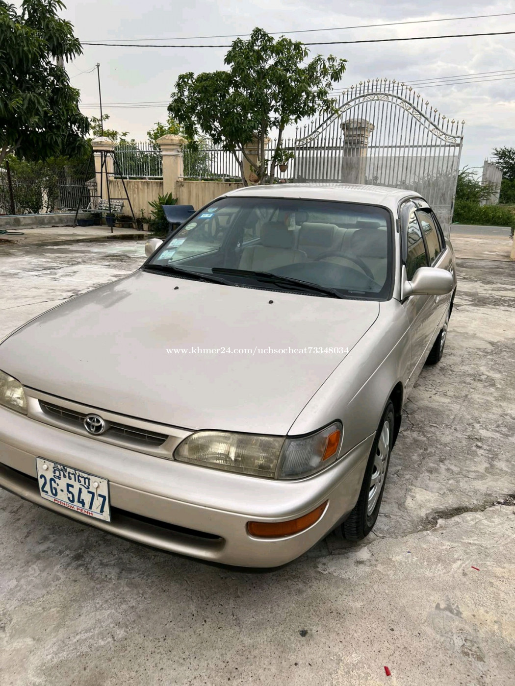 ឡានលក់ចង់ដូរសេរីCorolla 94 Price 2600.00 in Cheung Tuek, Cambodia
