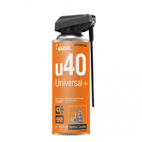 ស្ព្រៃយ៏ថែទាំរថយន្ត BIZOL Universal+ u40 ការពារ និងលាងសម្អាតច្រែះ - Technical Sprays