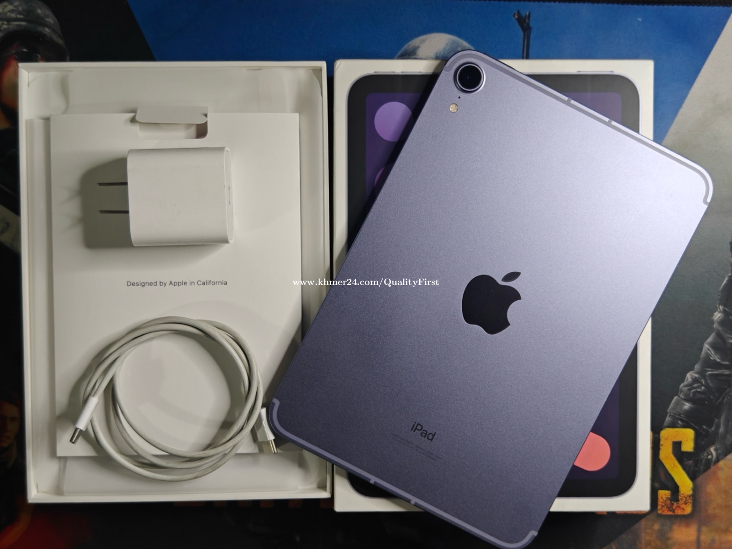 iPadmini6 WiFiモデル　iPad mini6 パープル ムスビー｜306021U【新品同様品】iPadmini6 256GB(パープル)Wi