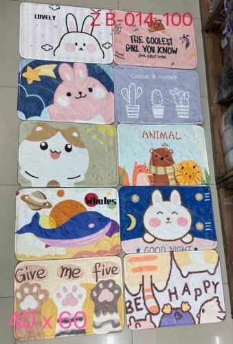 កំរាលជូតជើងរោម Bath Mat