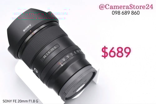 SONY FE 20mm f1.8 G