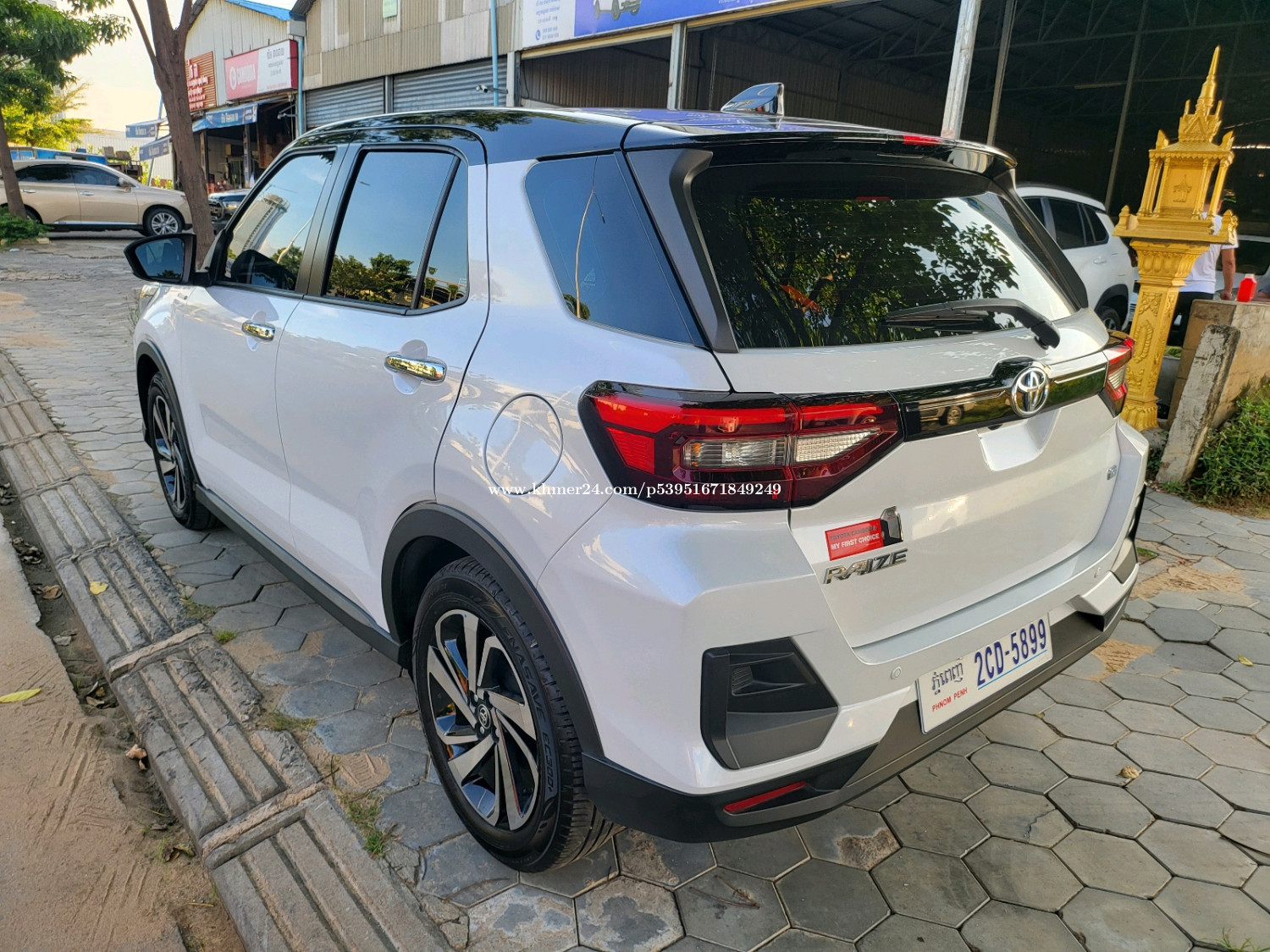Toyota Raize 2024 white/black 7000km waranty in company Price 24200.00