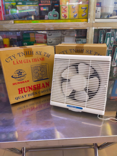 កង្ហារខ្យល់ (ventilation fan) ម៉ាក: HunShan នាំចូលមកពីប្រទេសវៀតណាម មានគុណភាពល្អ និង តម្លៃសមរម្យ។